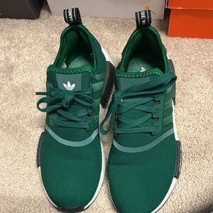 Adidas women’s NMDs Forest Green Sneakers. Almost new